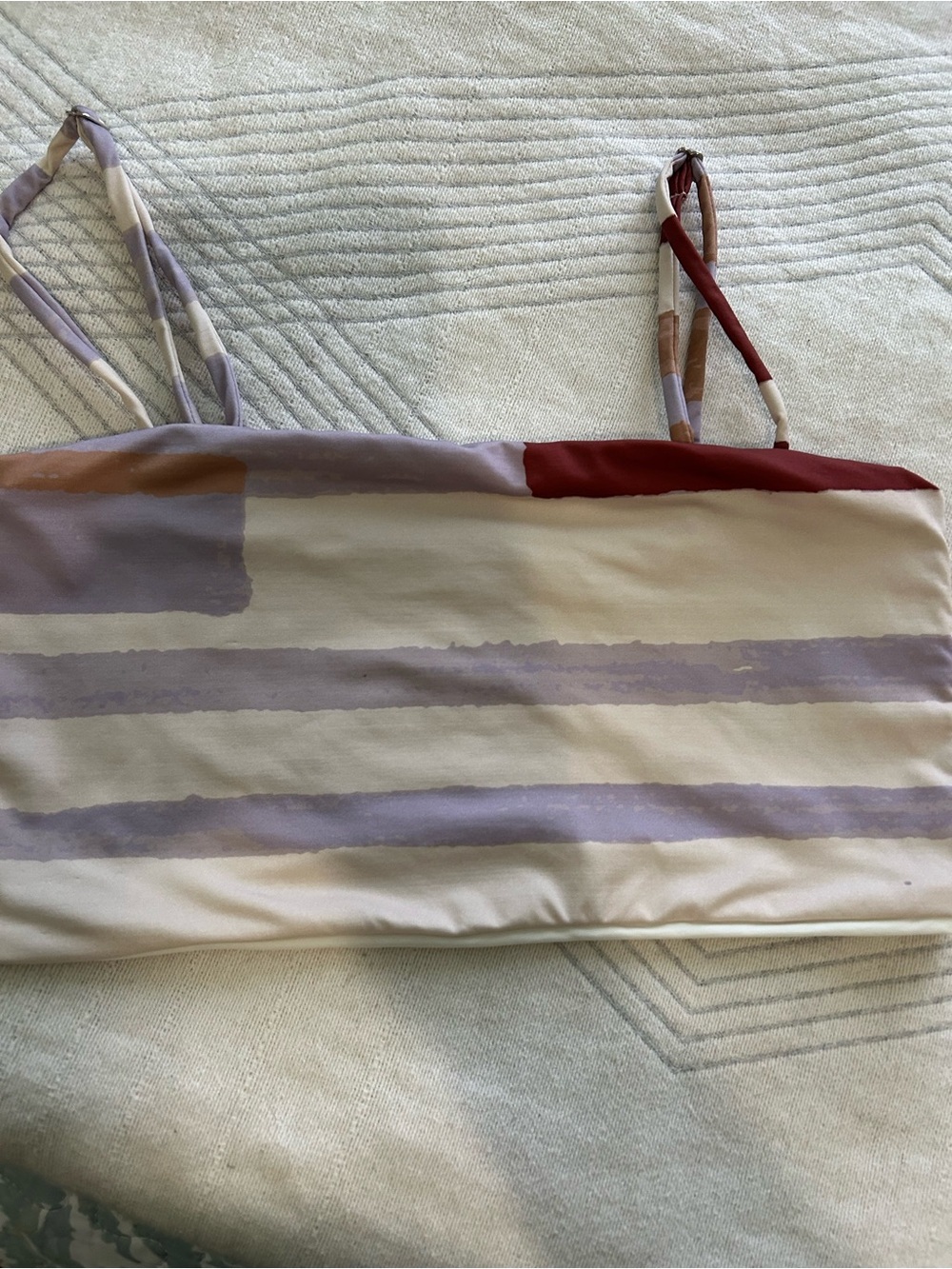 Cala De Le Cruz Swim Top size small